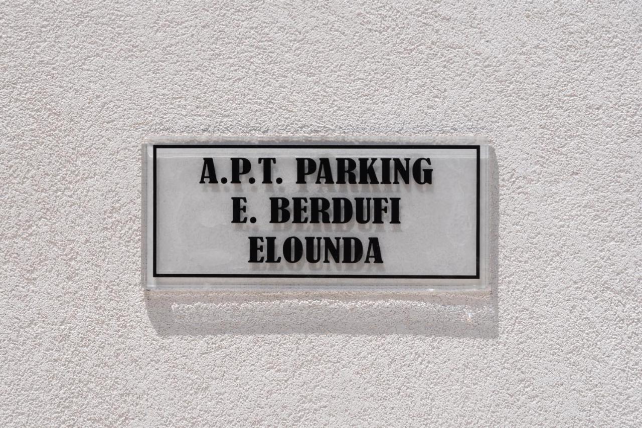 E.Berdufi Apartament Sea View Eloúnda Exterior foto